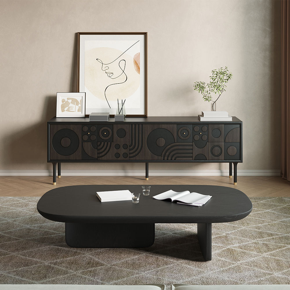 Partly Assemble Smoky MDF TV Stands