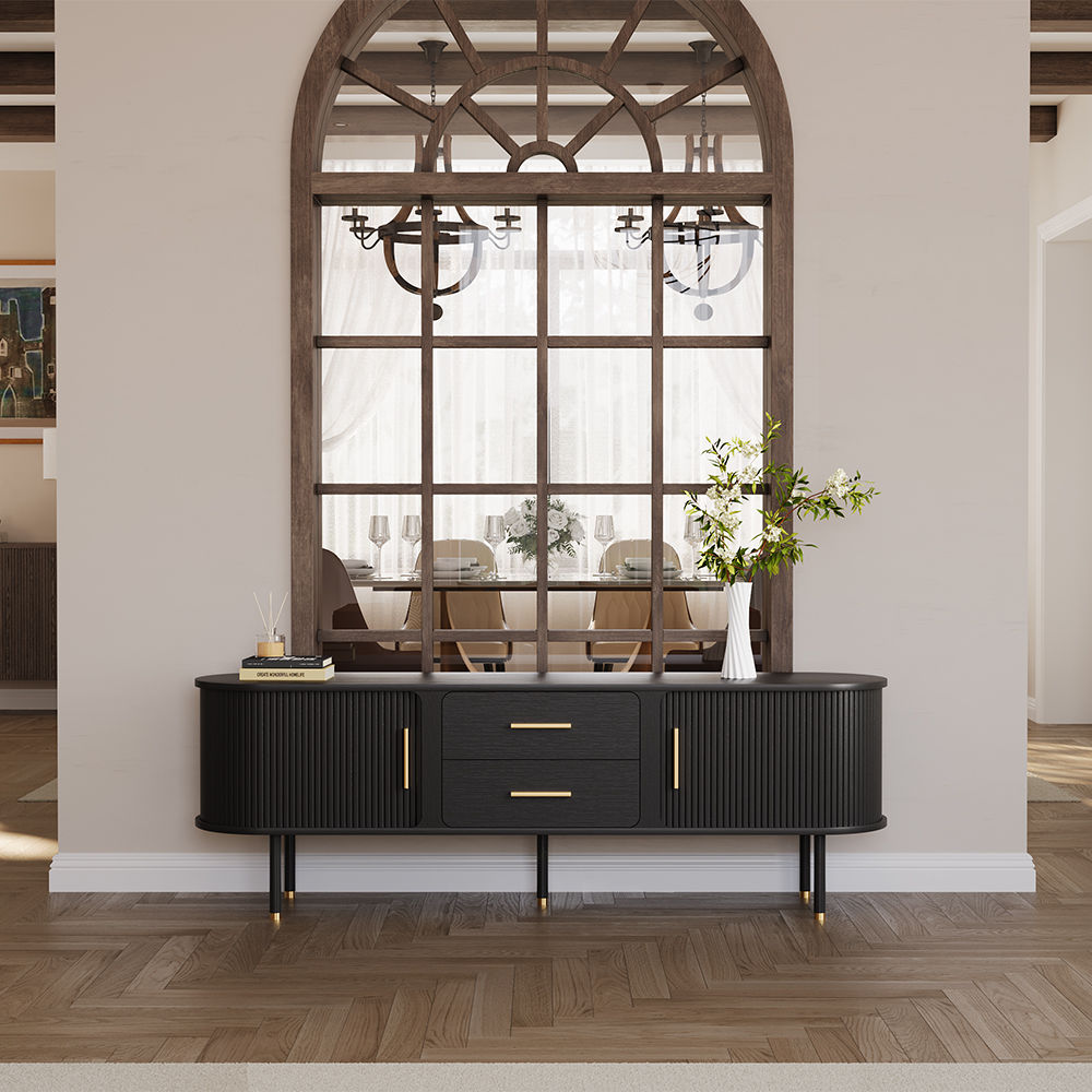 Black Plywood TV Stands