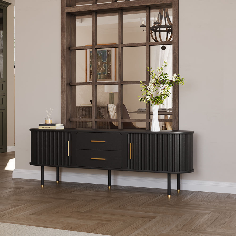 Black Plywood TV Stands
