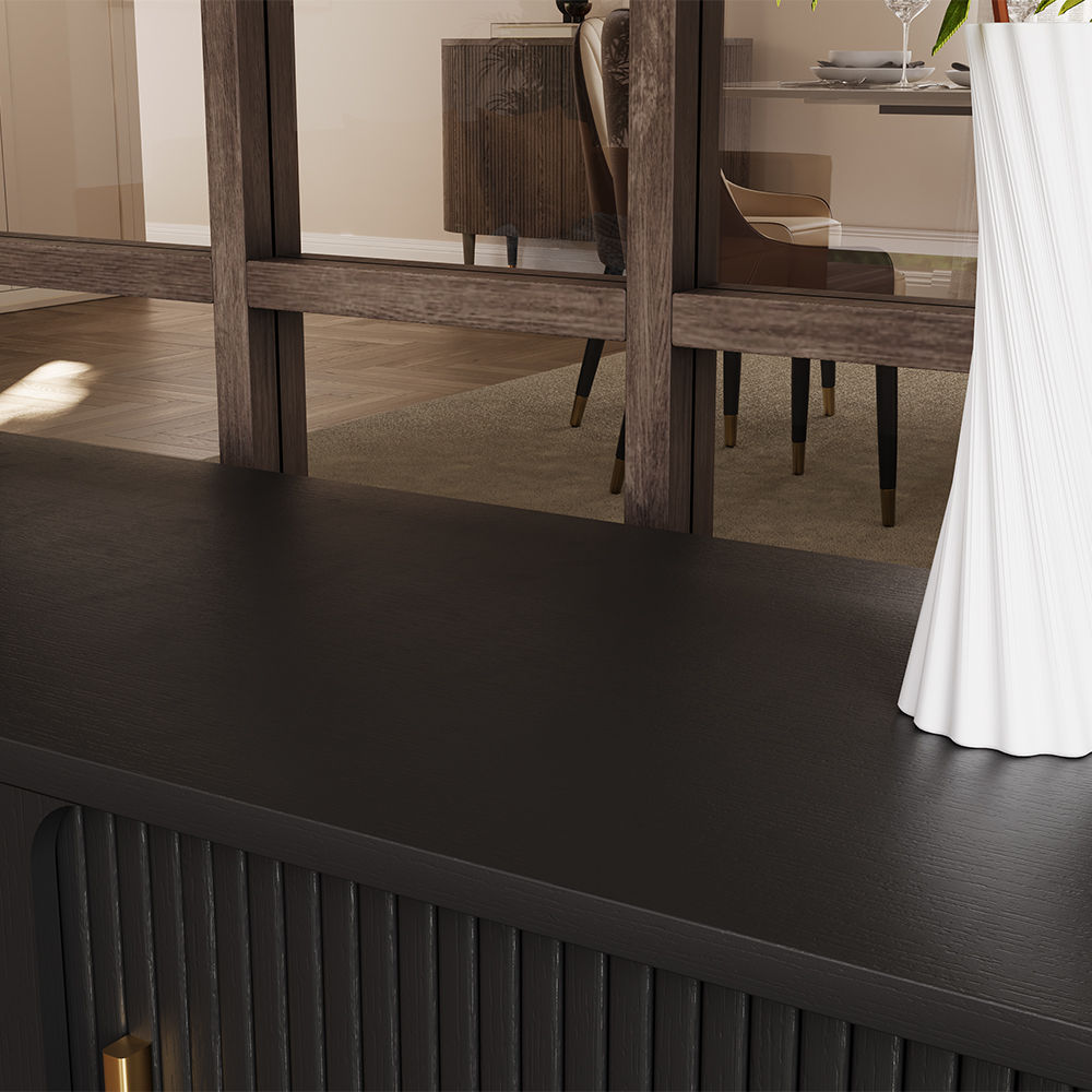 Black Plywood TV Stands