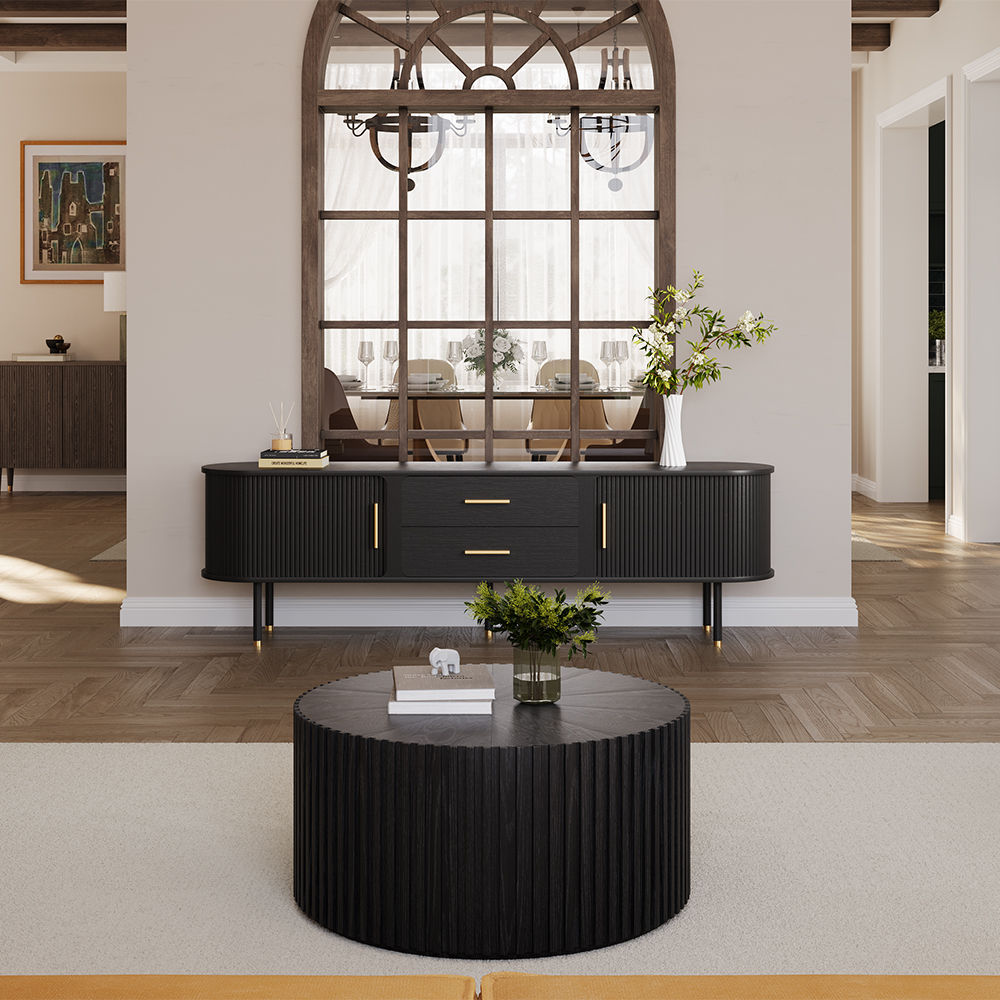 Black Plywood TV Stands