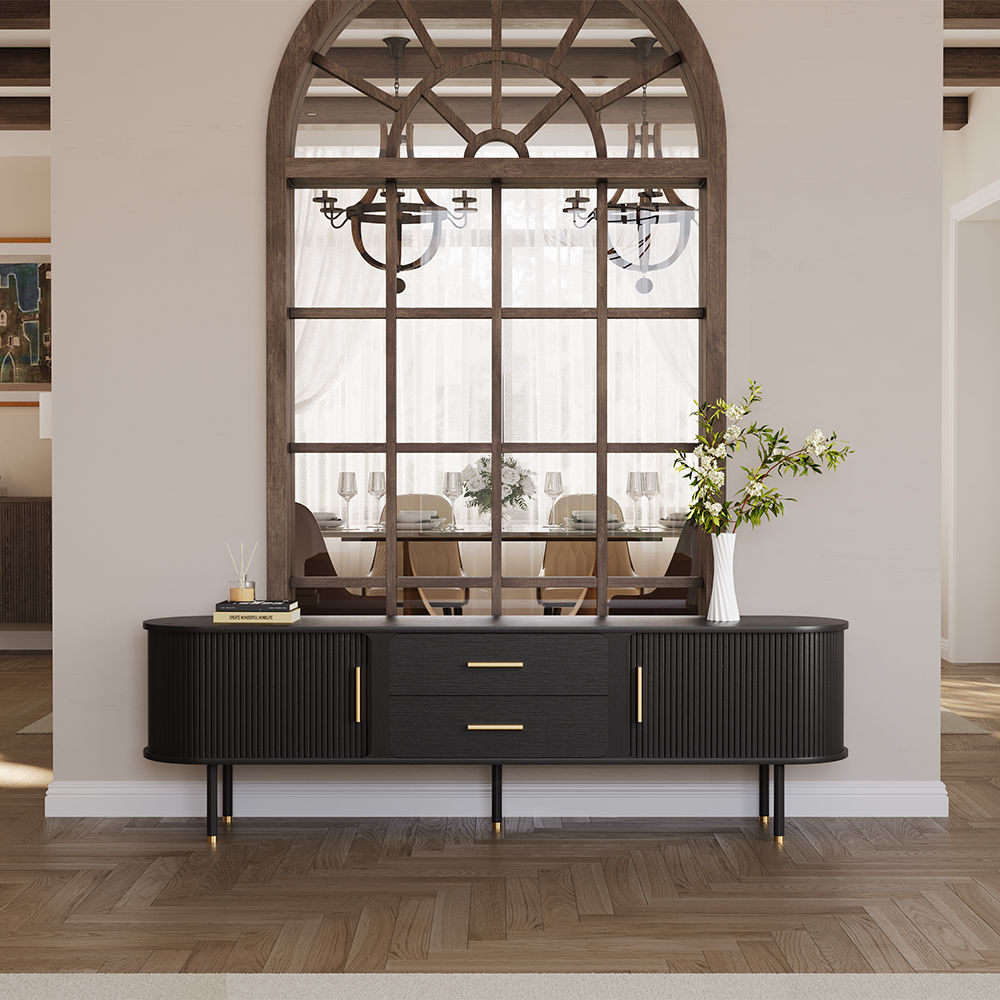 Black Plywood TV Stands