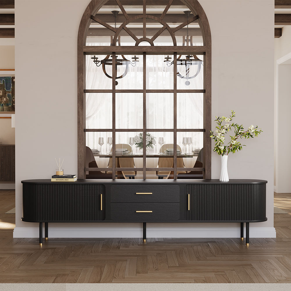 Black Plywood TV Stands