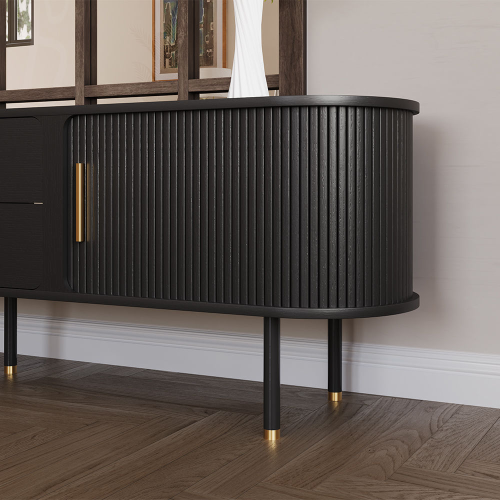 Black Plywood TV Stands