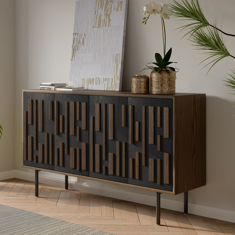 Floor TV Stand Smoky MDF TV Stands