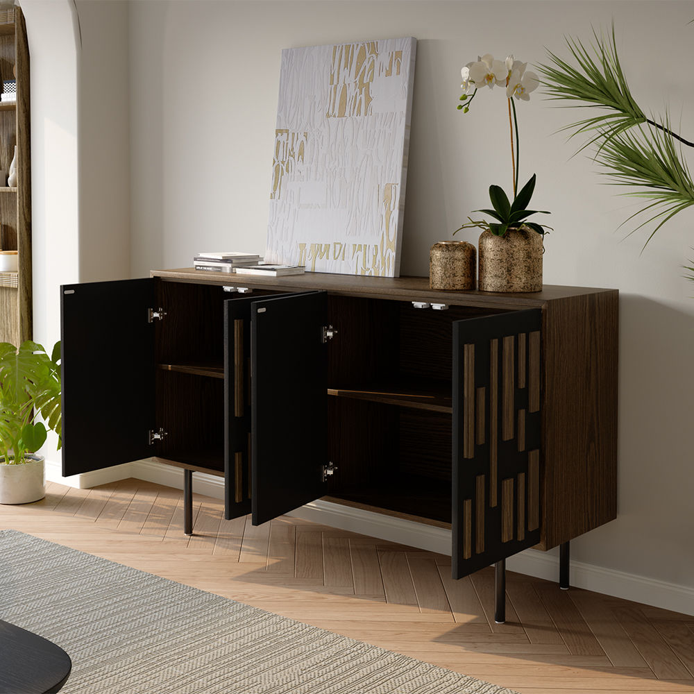 Fully Assemble Smoky MDF TV Stands