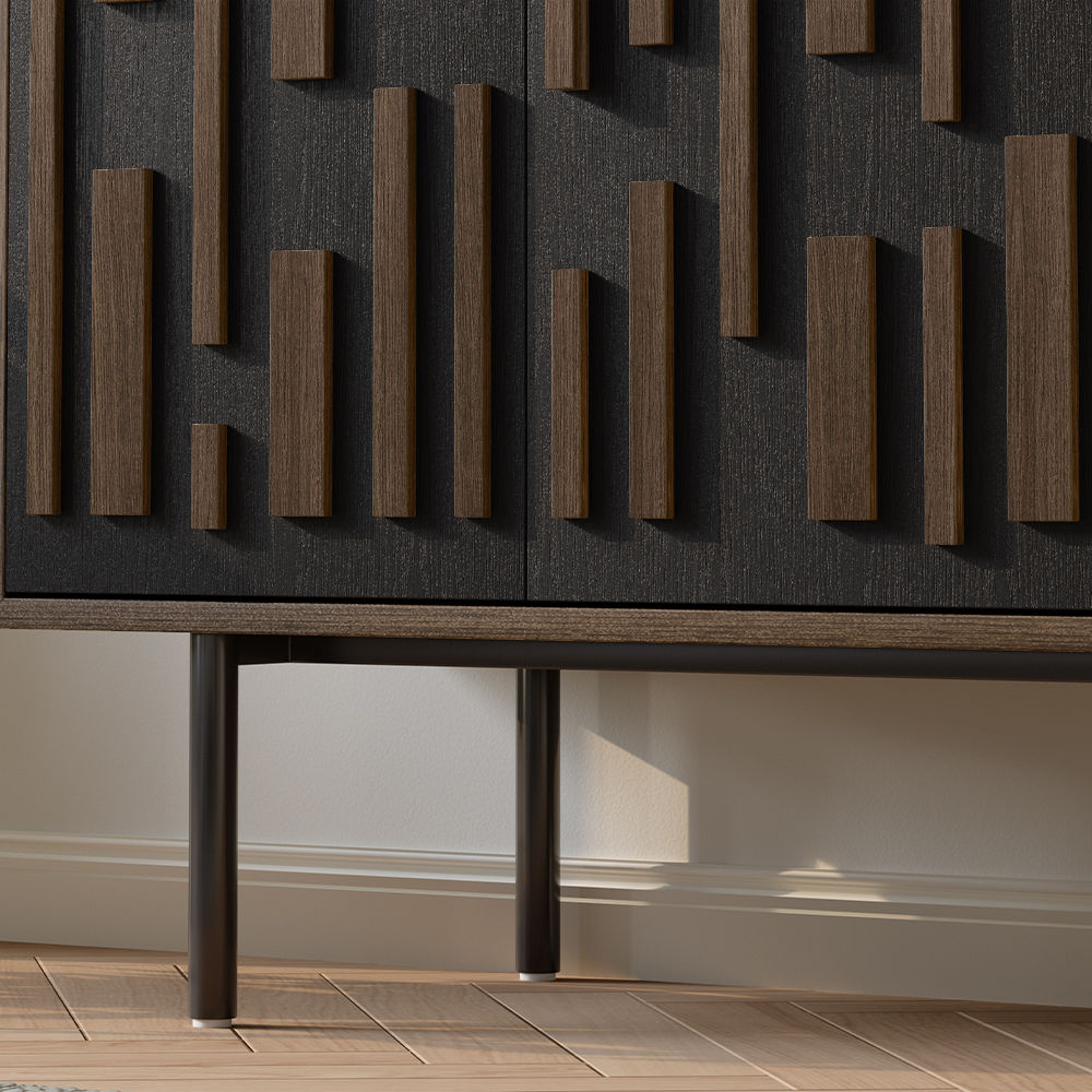 Mid Century Modern Smoky MDF TV Stands