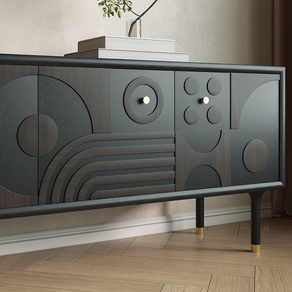 Smoke Gray MDF TV Stands