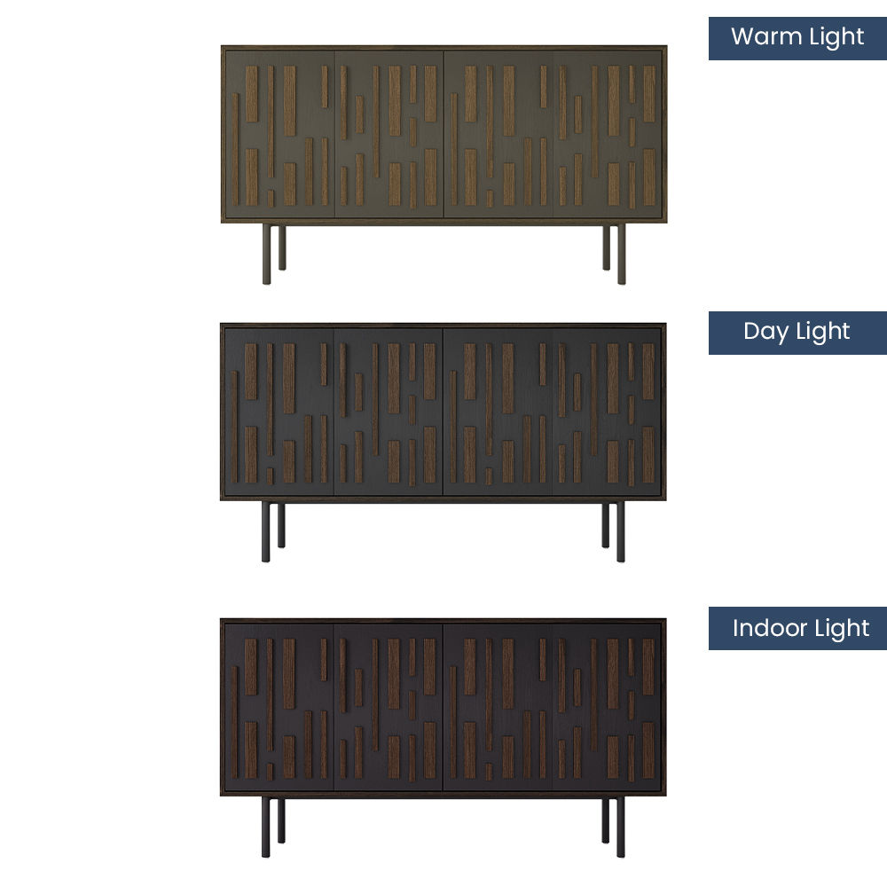 Mid Century Modern Smoky MDF TV Stands