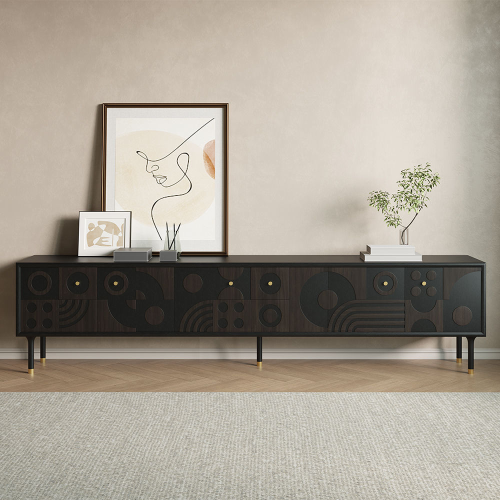Smoke Gray MDF TV Stands