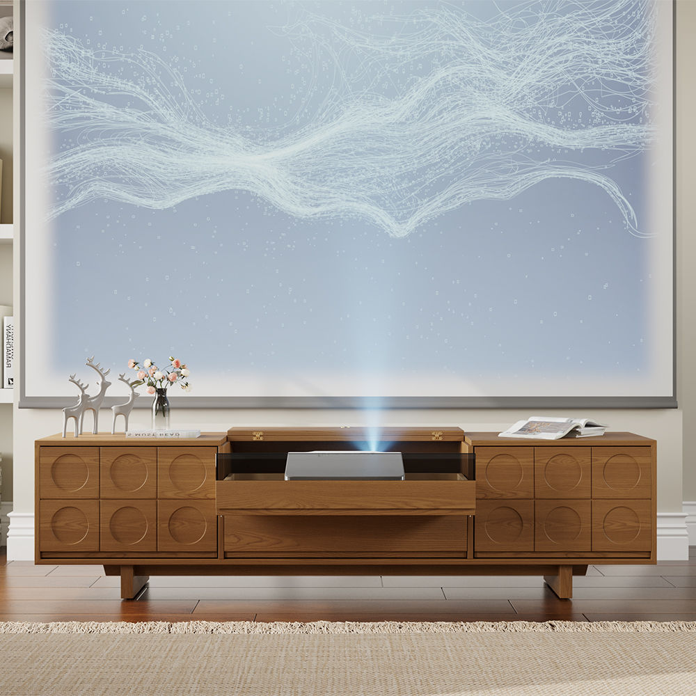 Mid Century Modern Walnut Plywood TV Stands