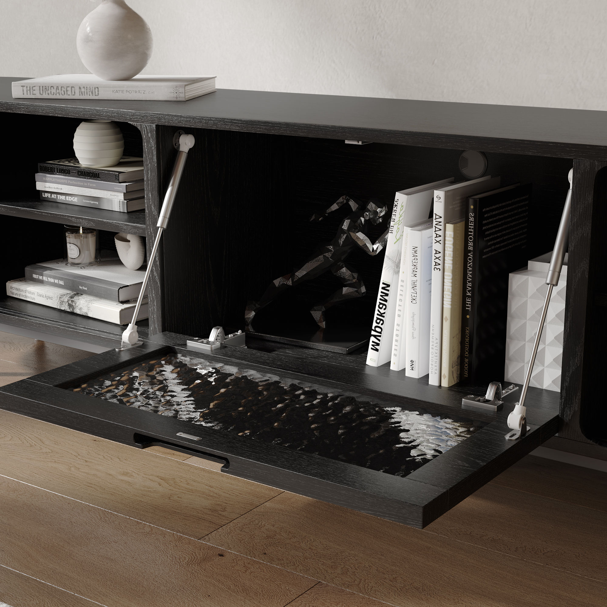 Black TV Stands