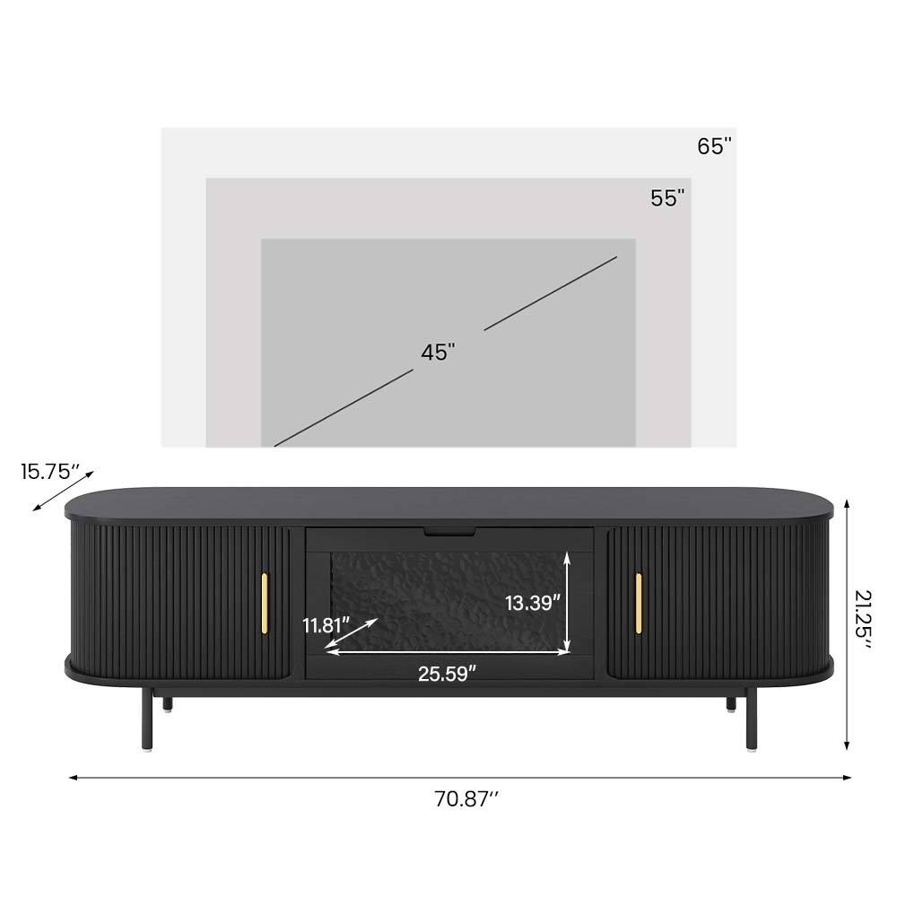 Black TV Stands