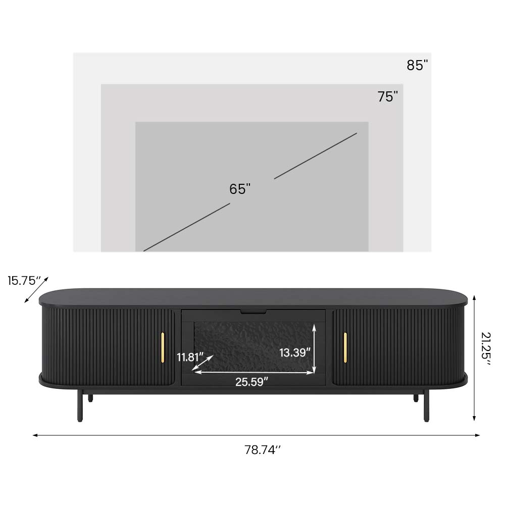 Black TV Stands