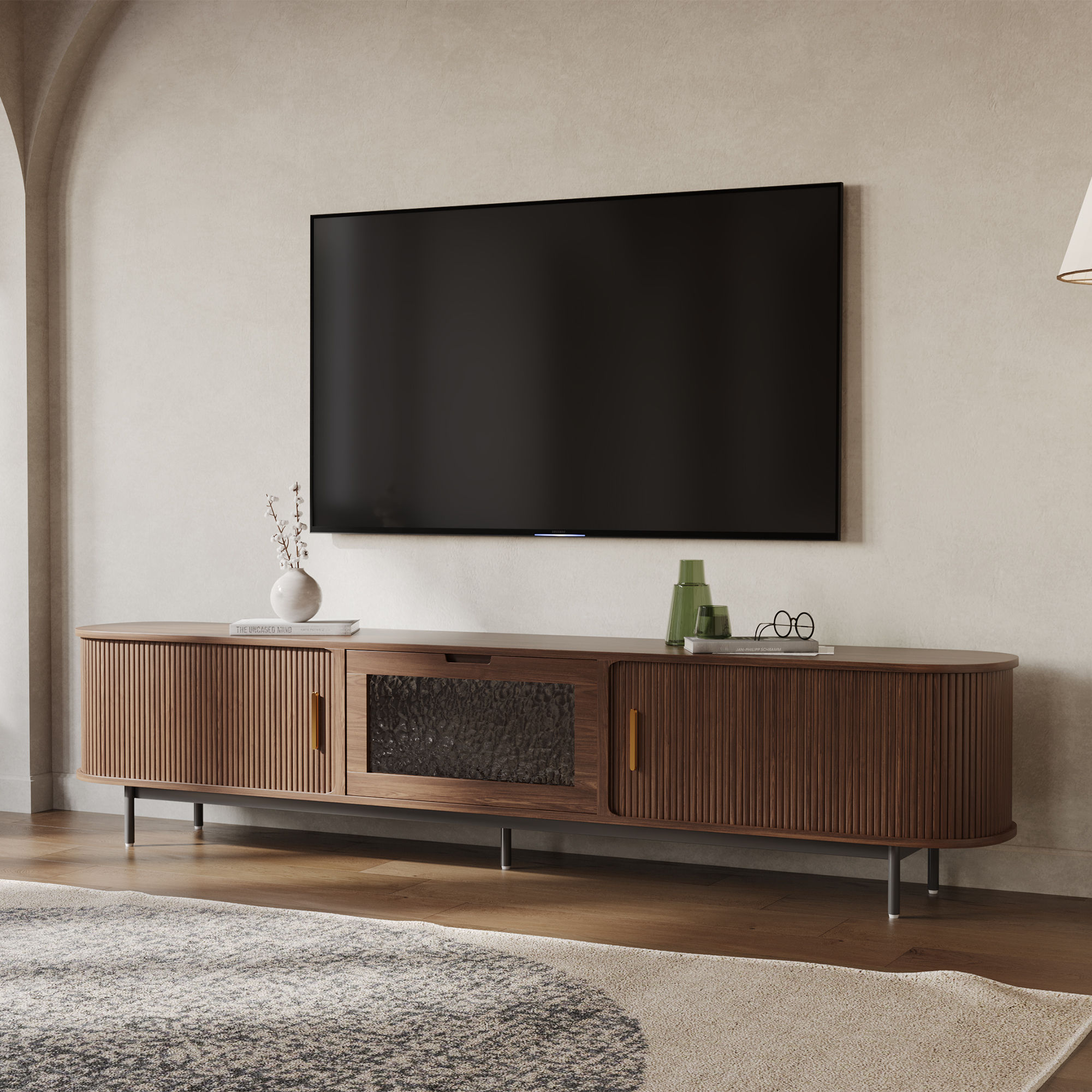 Walnut Color TV Stands