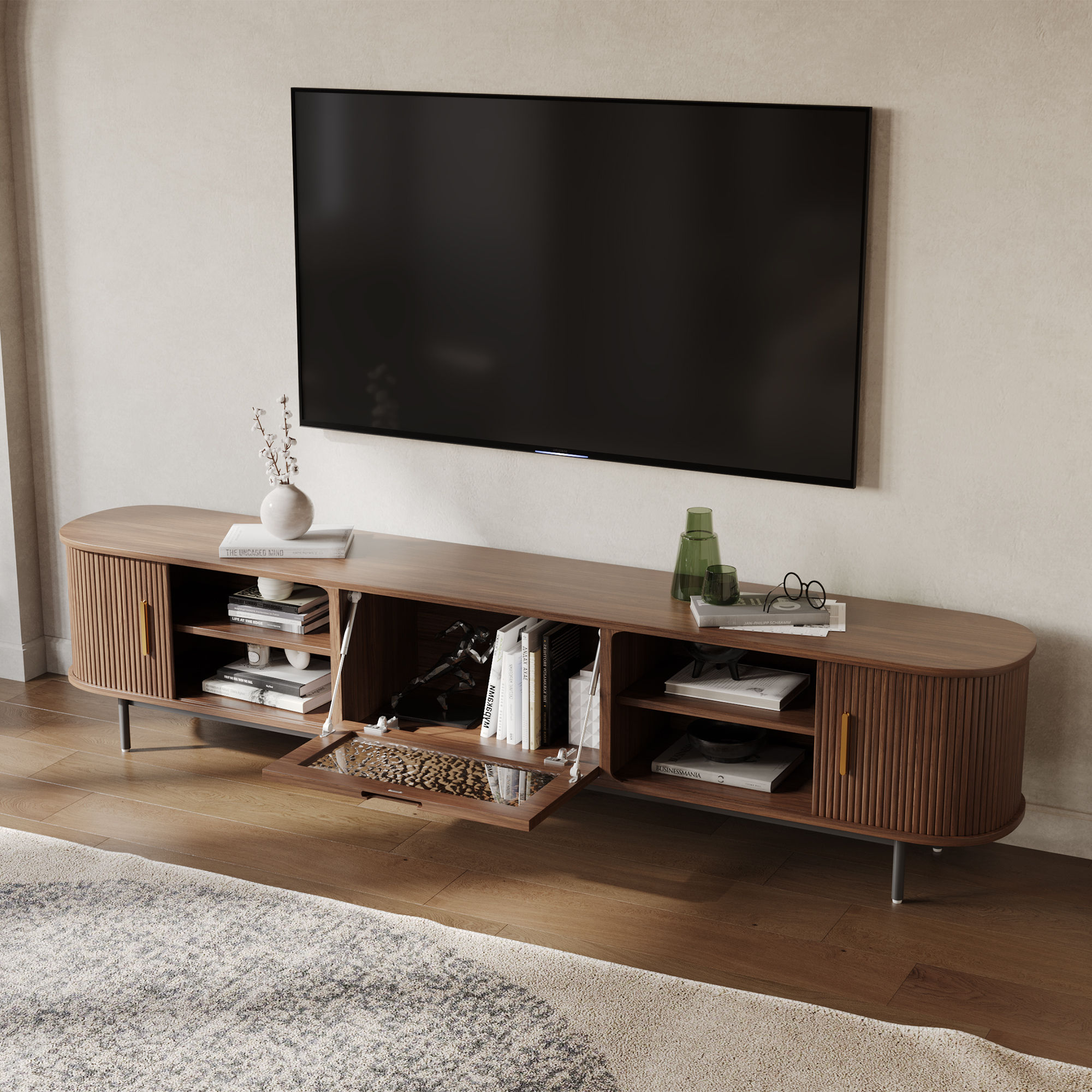 Walnut Color TV Stands
