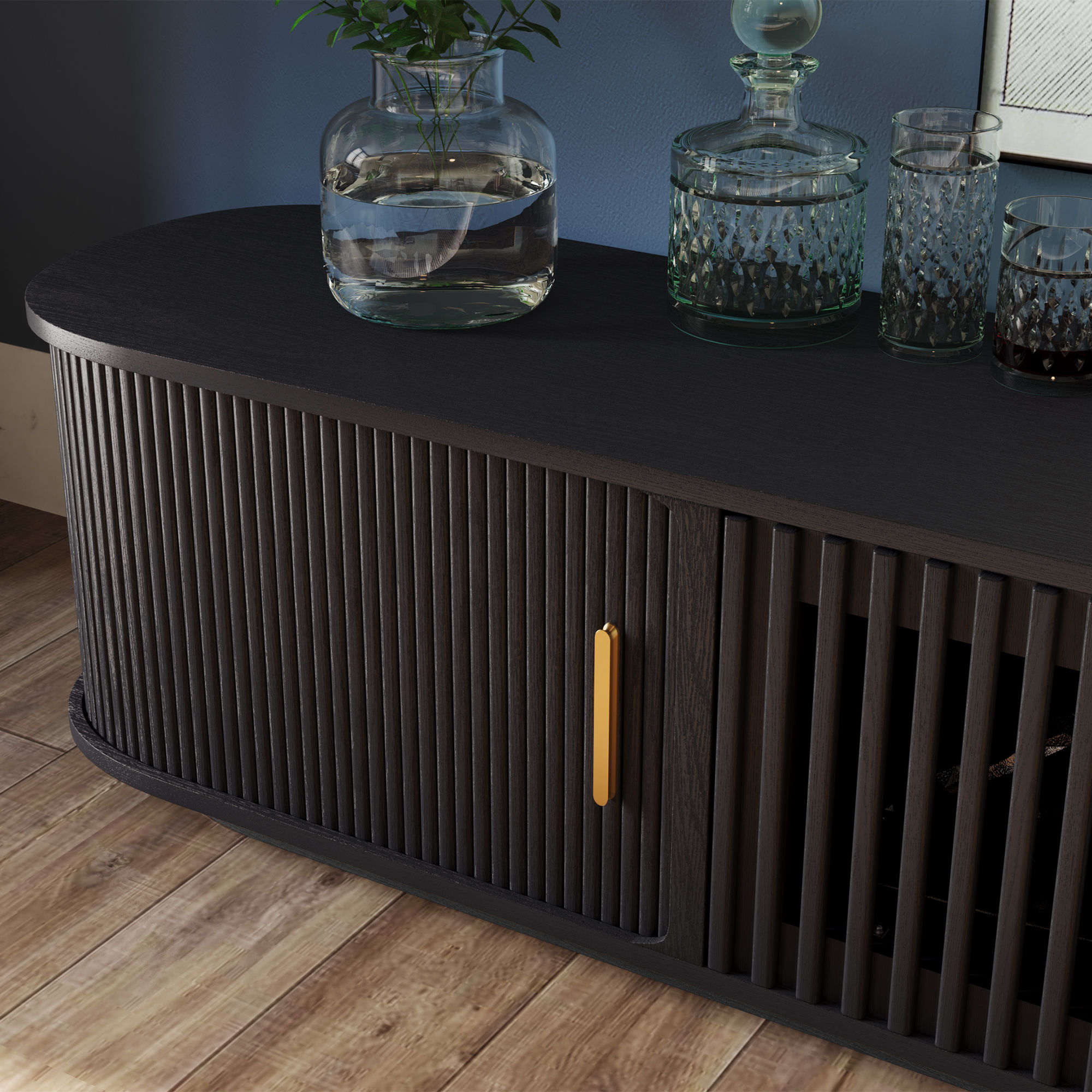 Black TV Stands