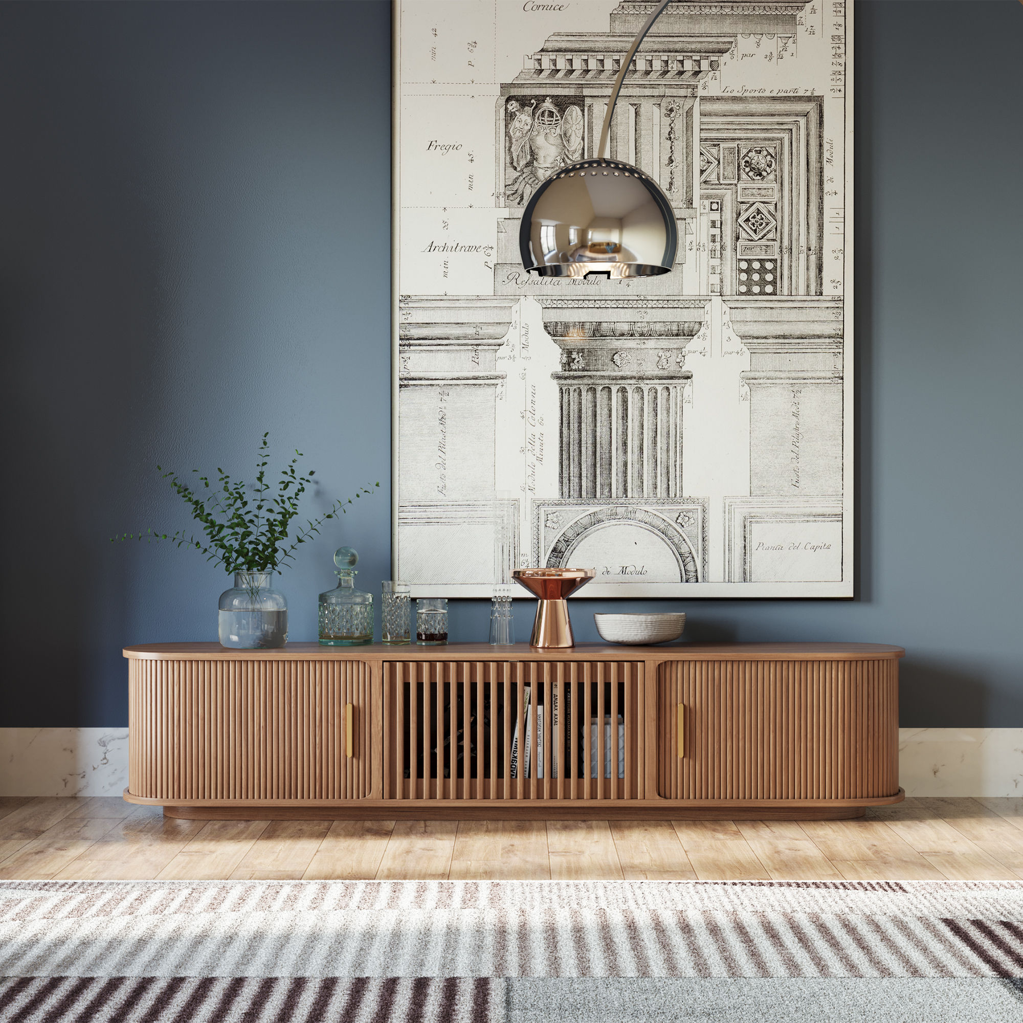 Walnut Color TV Stands