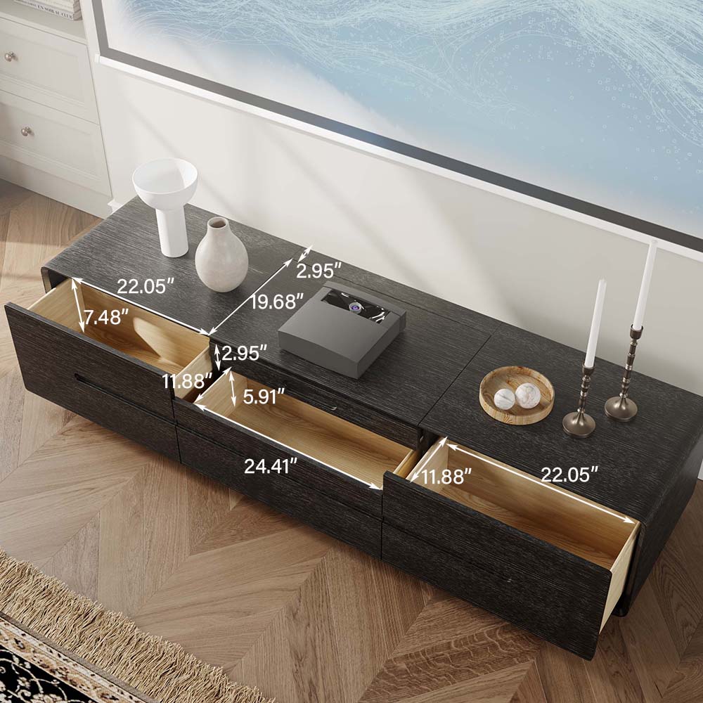 For Projector Black MDF TV Stands