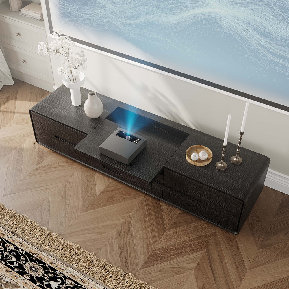 Fully Assemble Black MDF TV Stands