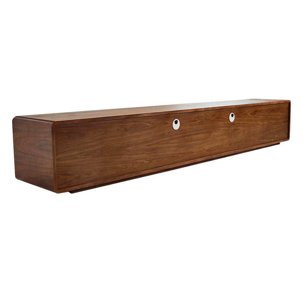 Modern Dark Wood & White MDF TV Stands