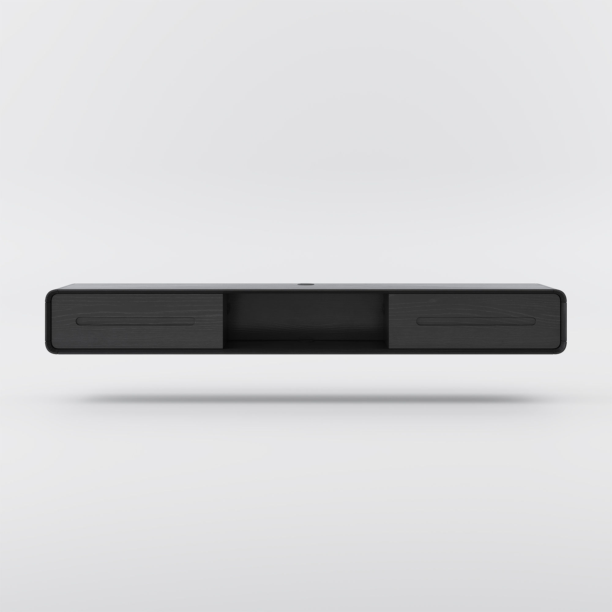 Floating Black MDF TV Stands
