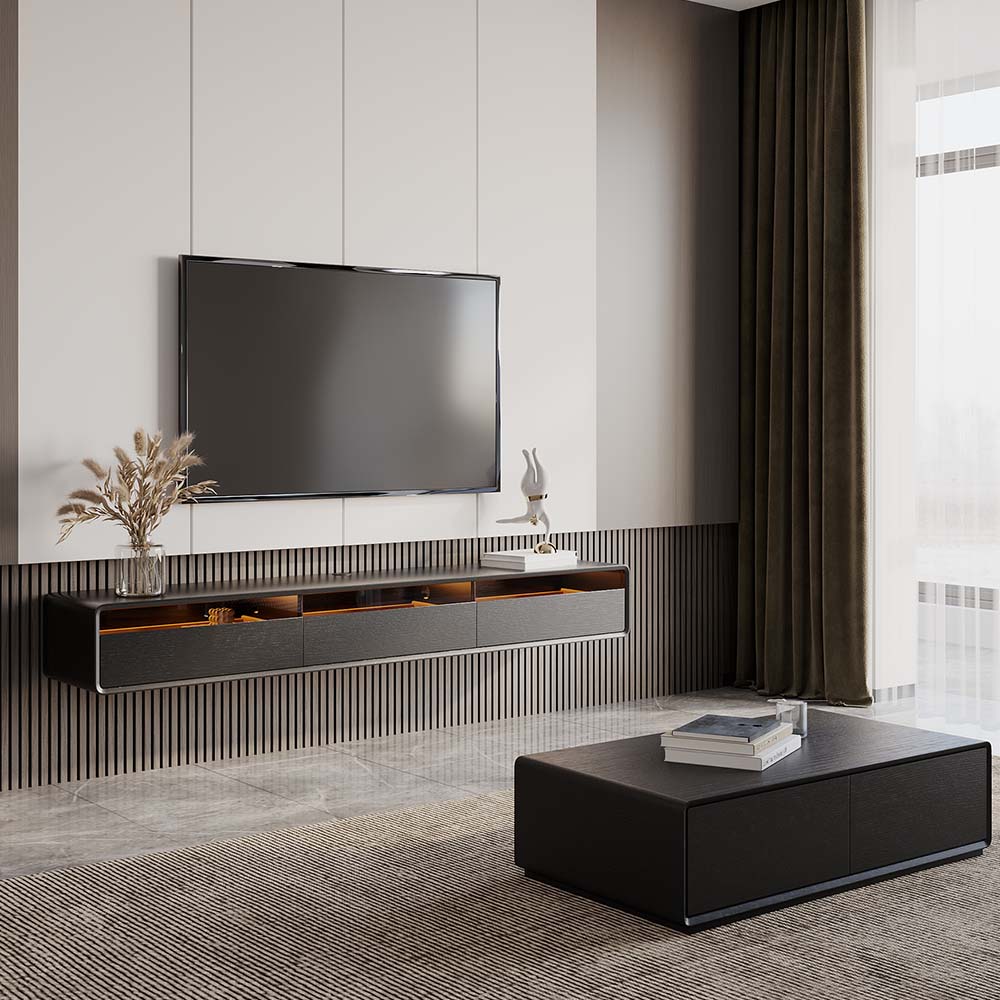 Modern Black MDF TV Stands