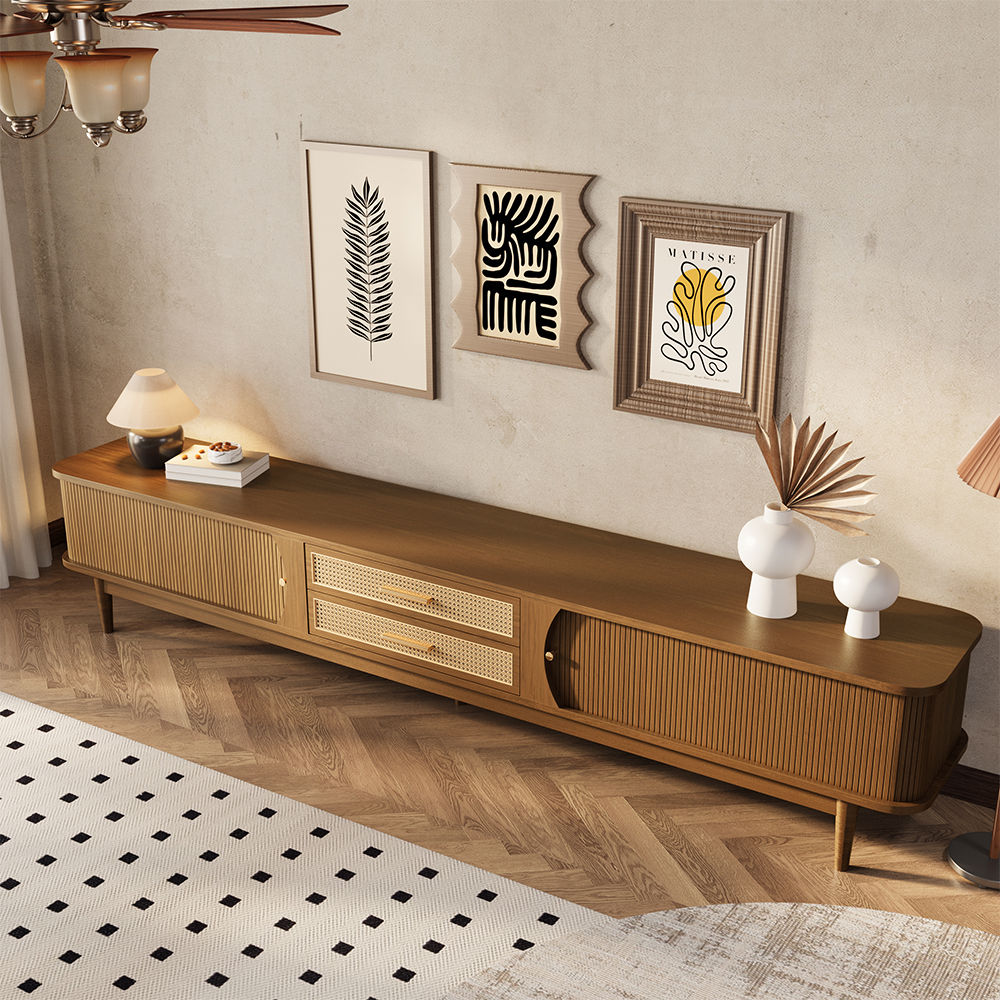 Wood Walnut Ash Wood TV Stands