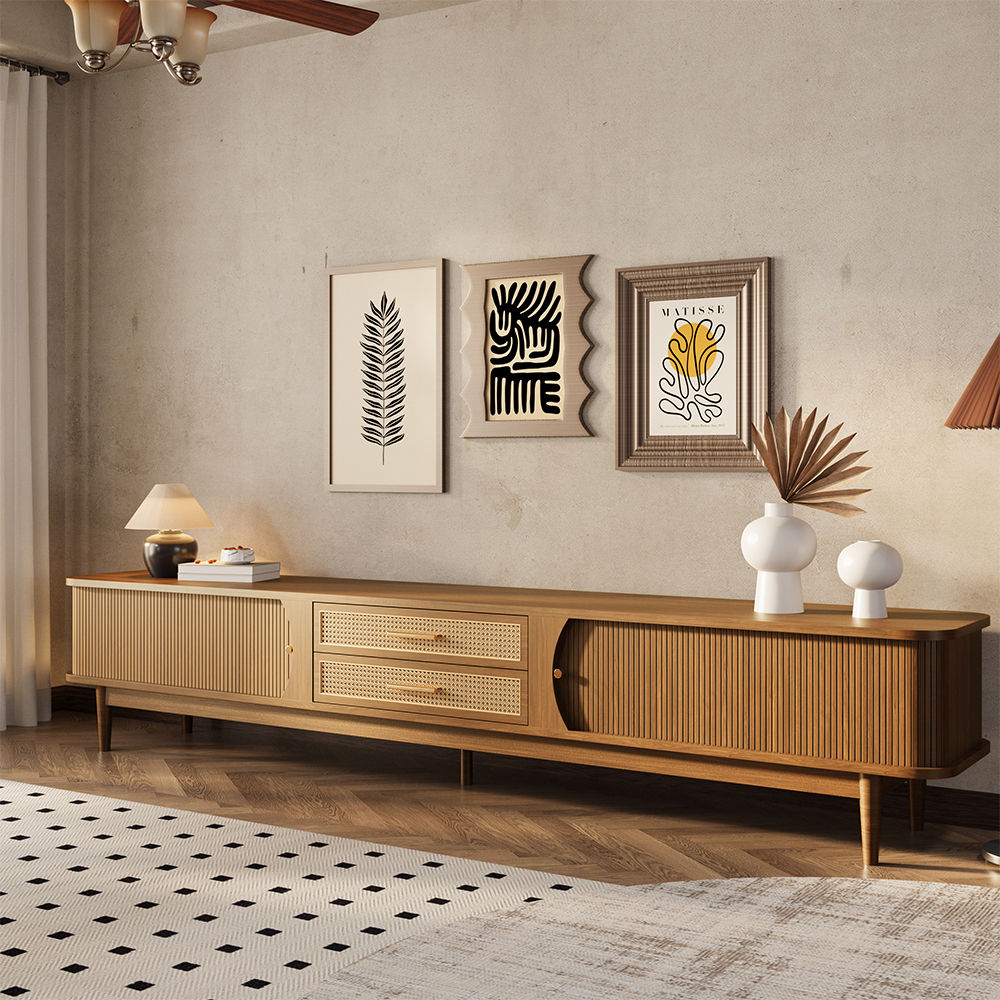 Wood Walnut Ash Wood TV Stands