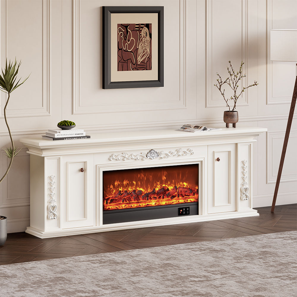 Fully Assemble Beige MDF TV Stands