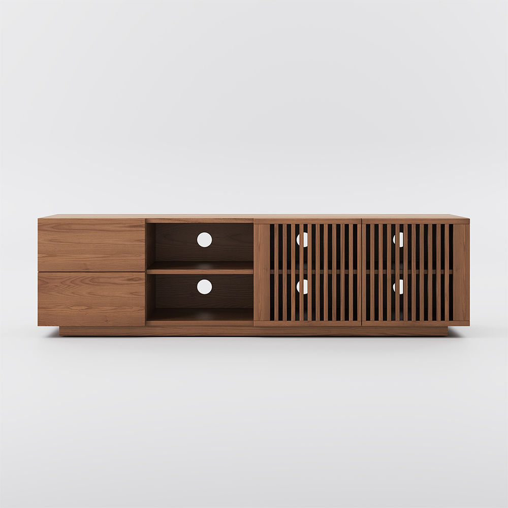Walnut Color Plywood TV Stands