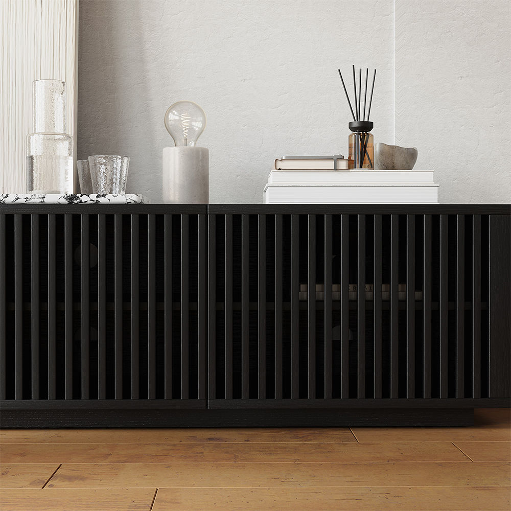 Black Plywood TV Stands
