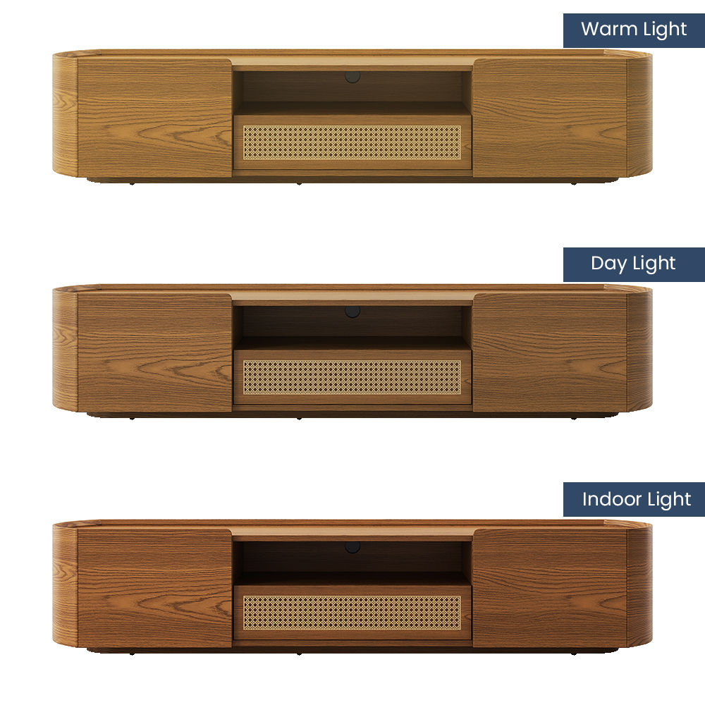 Modern Walnut Color Plywood TV Stands