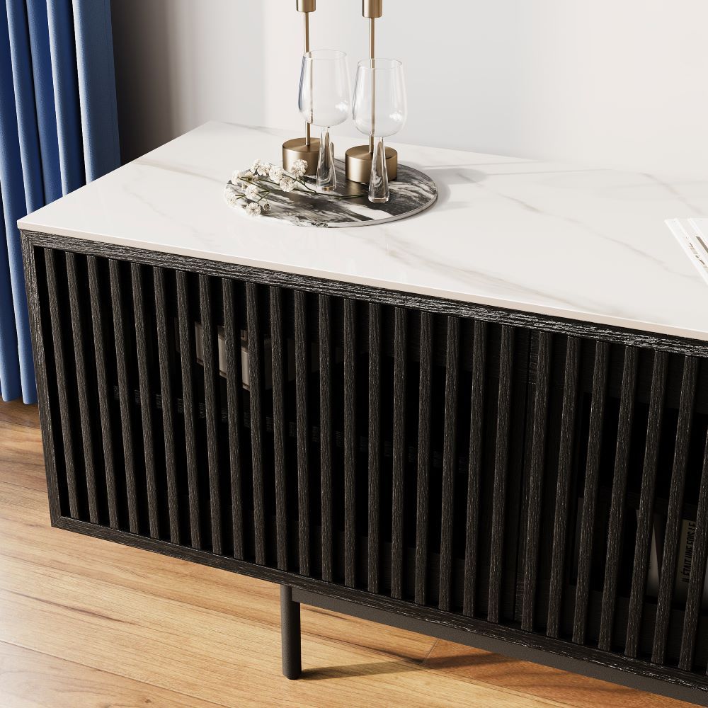Wood Black MDF TV Stands