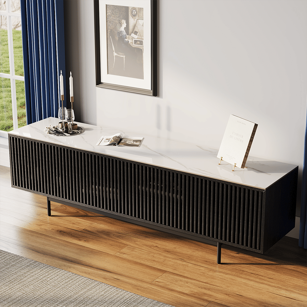 VISION Black MDF TV Stands