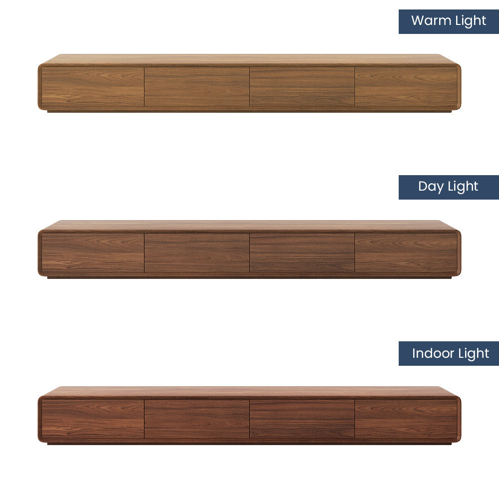 Walnut Dark Wood MDF TV Stands