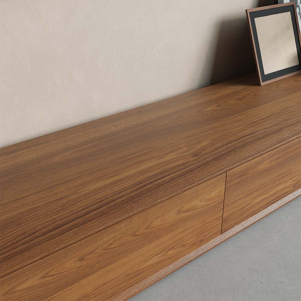 Walnut Dark Wood MDF TV Stands