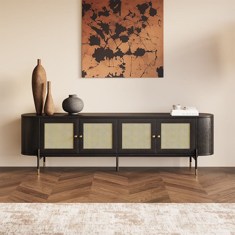 Modern Black MDF TV Stands