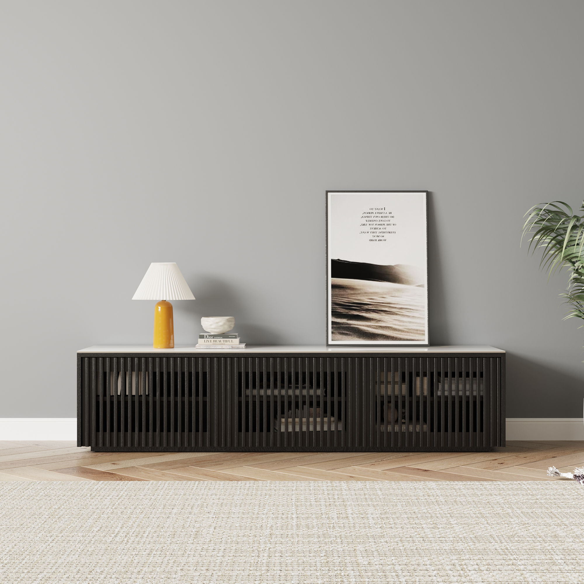 Black Plywood TV Stands