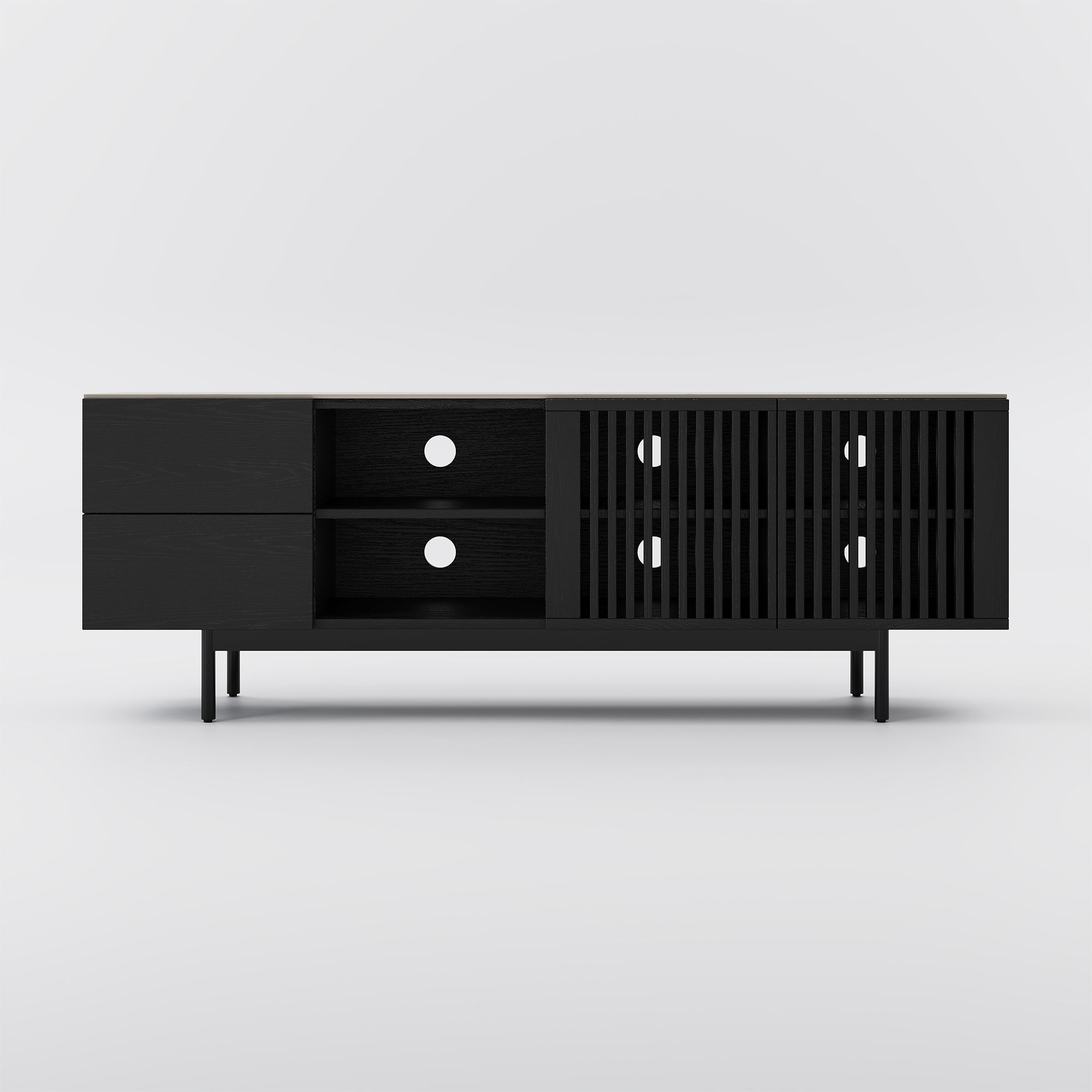 Black Plywood TV Stands