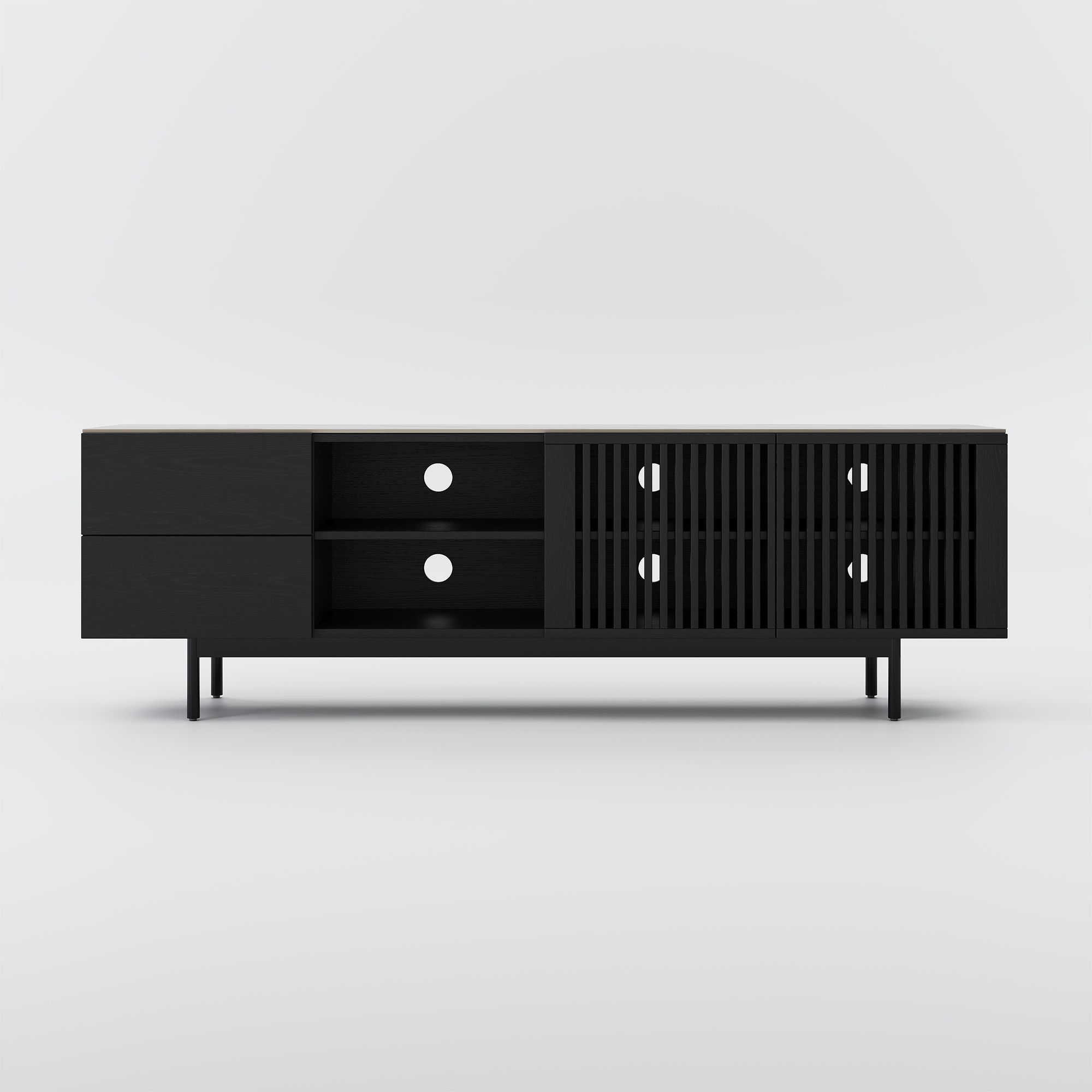 Black Plywood TV Stands