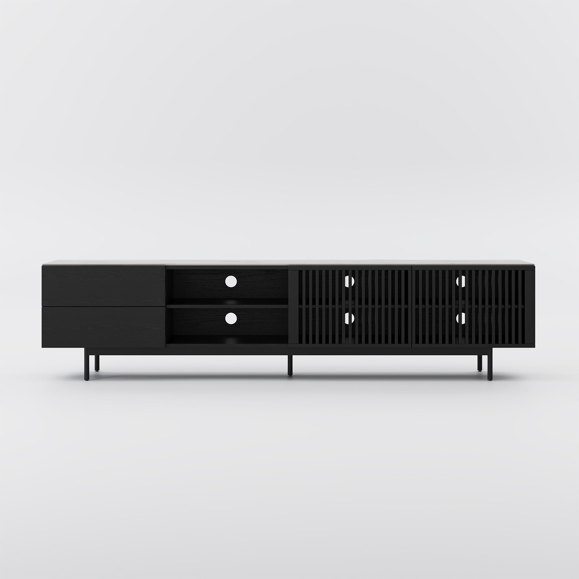 Black Plywood TV Stands