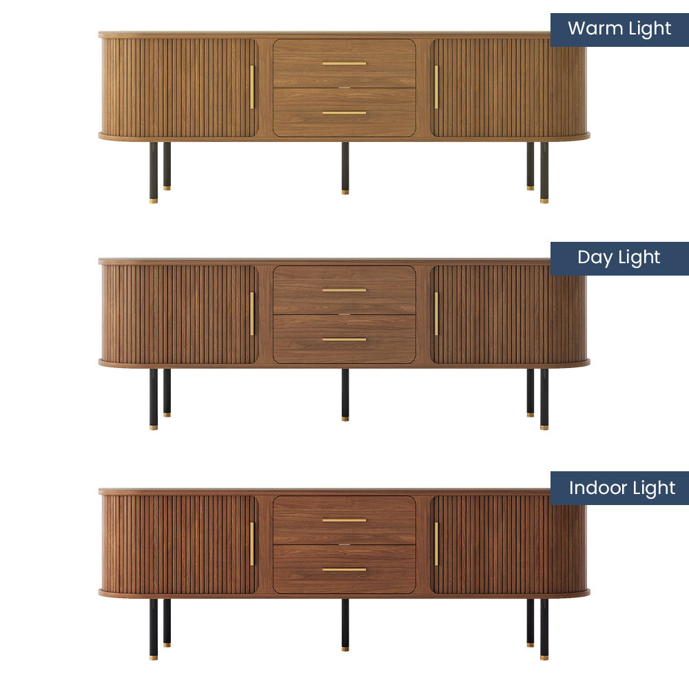 Walnut Color Plywood TV Stands