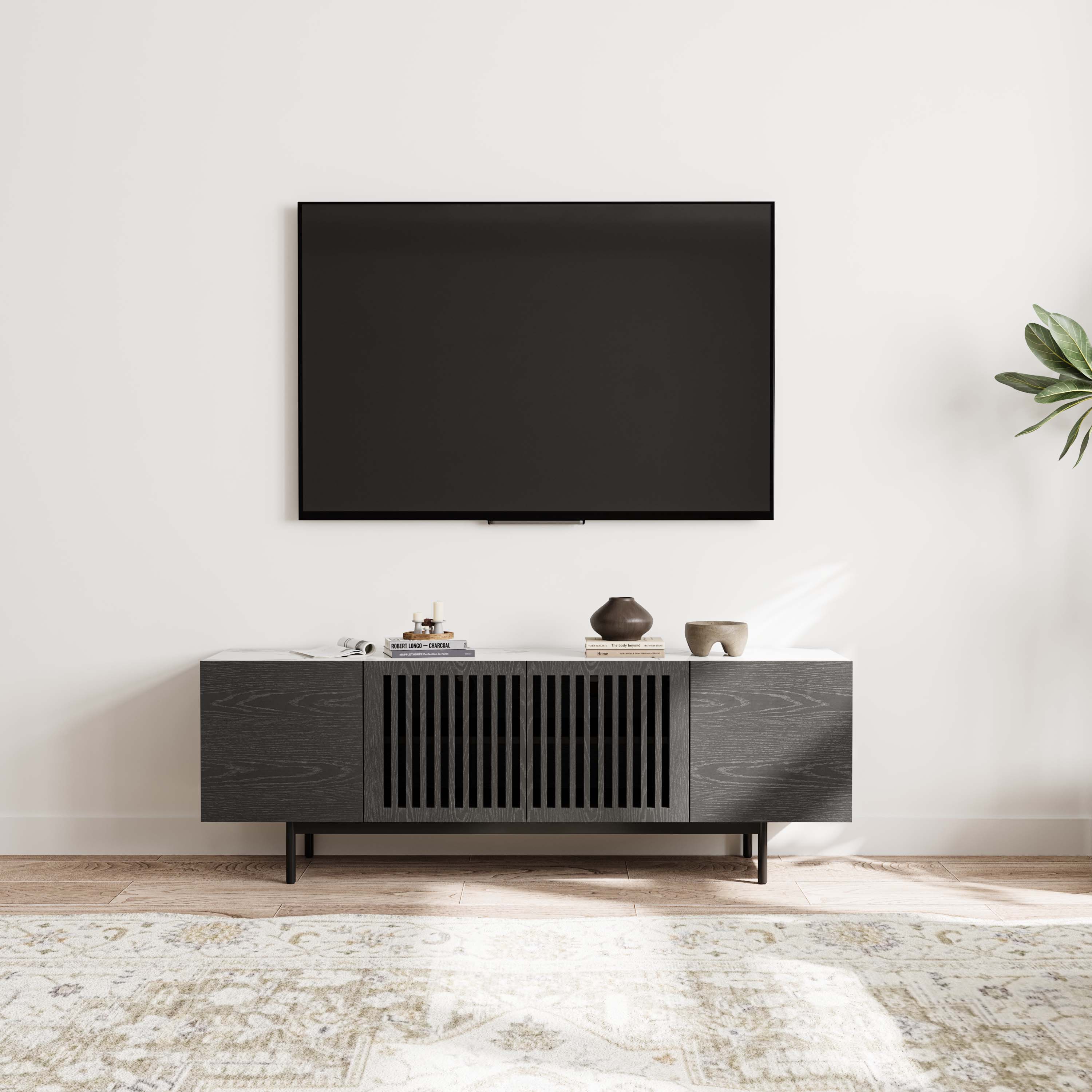 Black MDF TV Stands
