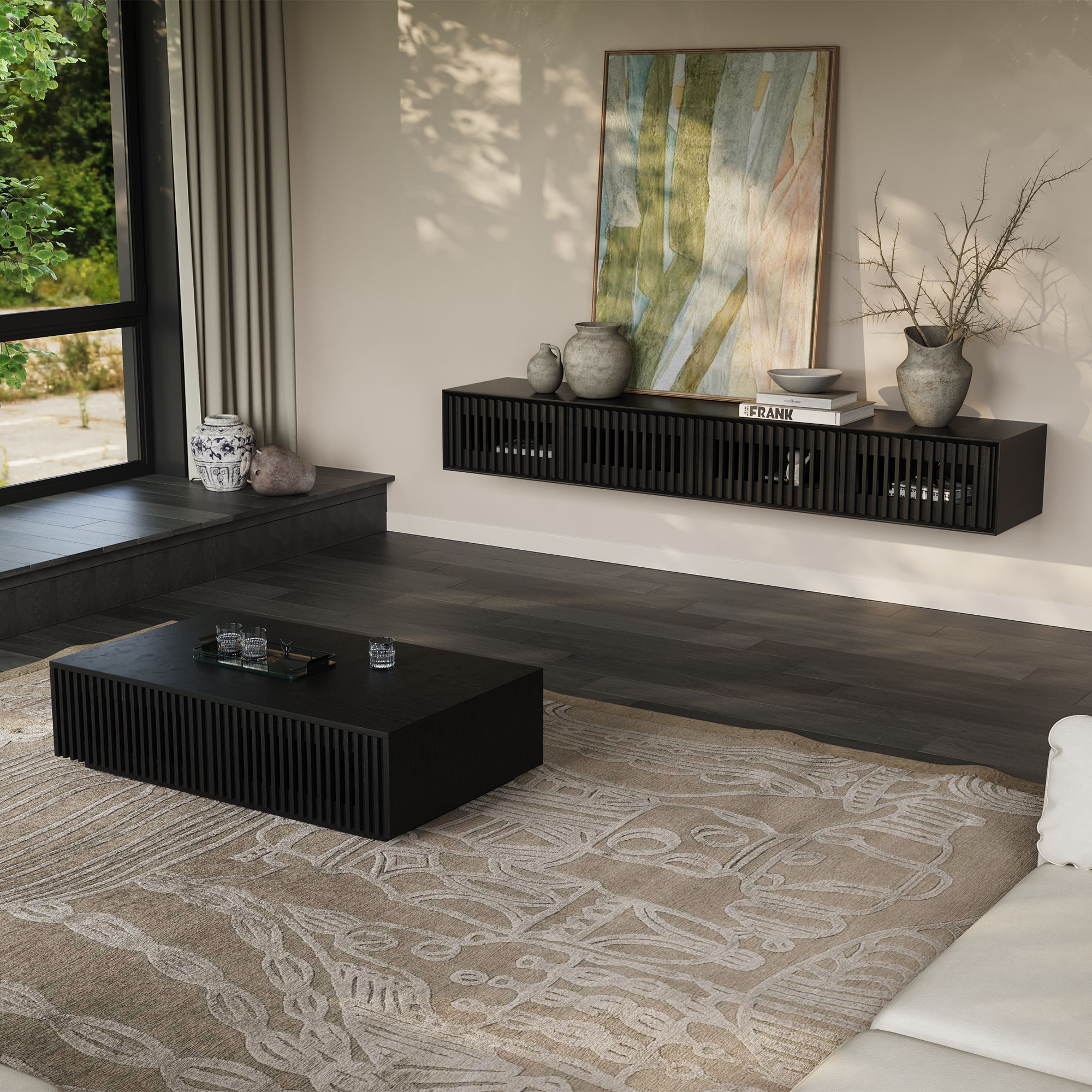 Black MDF TV Stands