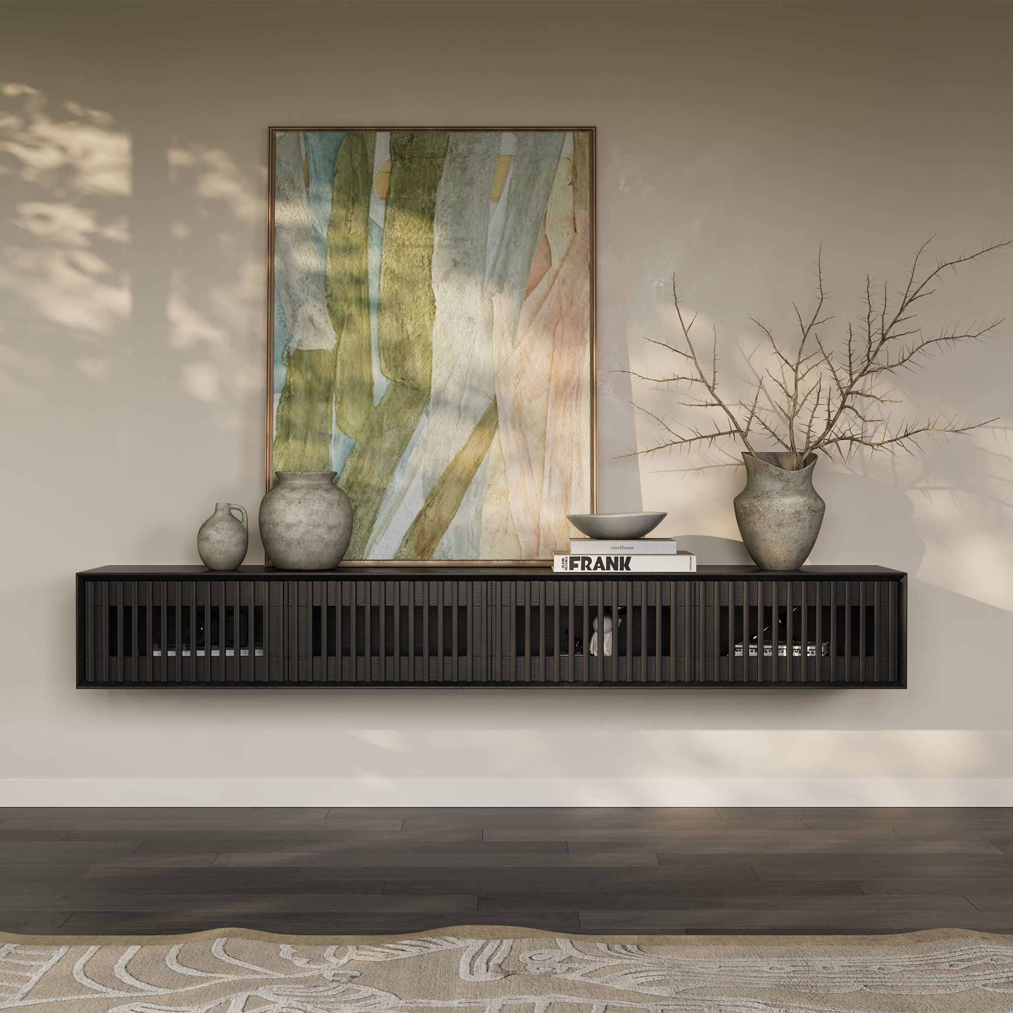 Black MDF TV Stands
