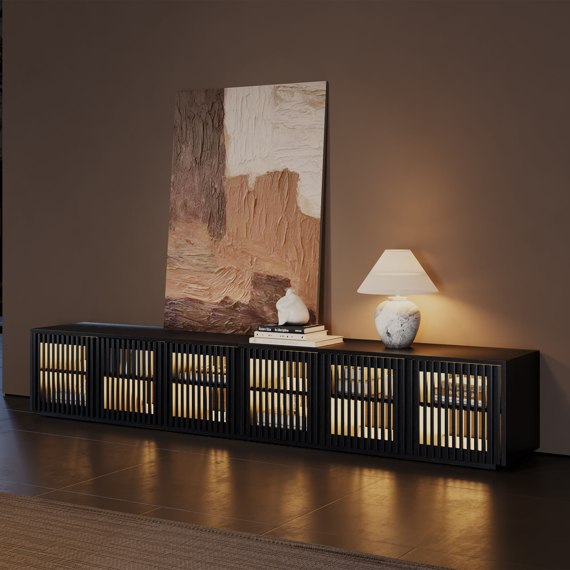 Black Plywood TV Stands