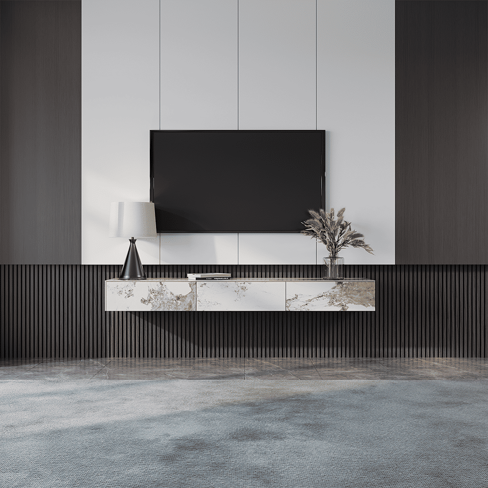 Modern Pandora Sintered Stone TV Stands