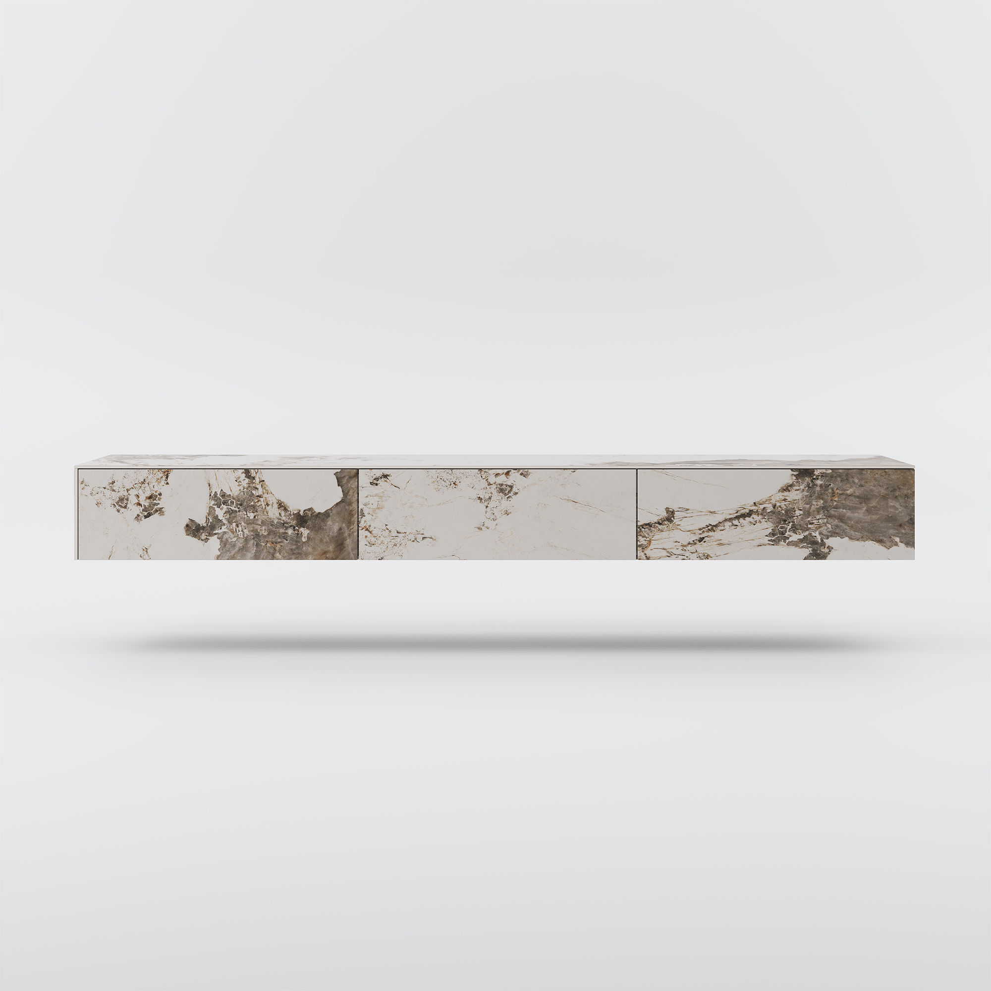 Floating Pandora Sintered Stone TV Stands