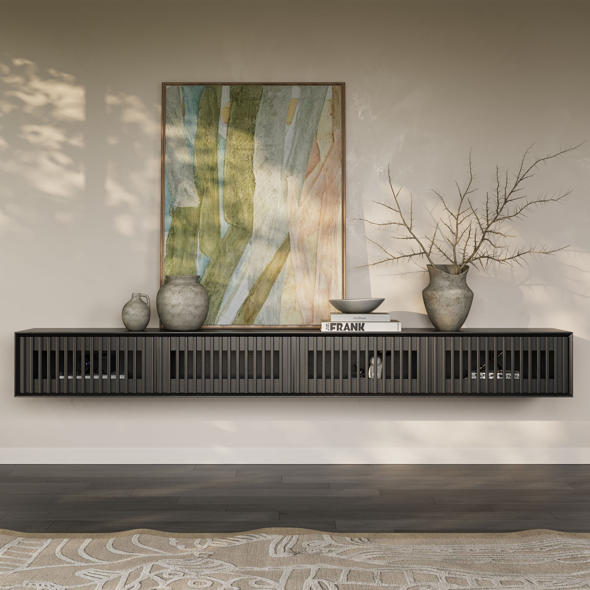 Black MDF TV Stands